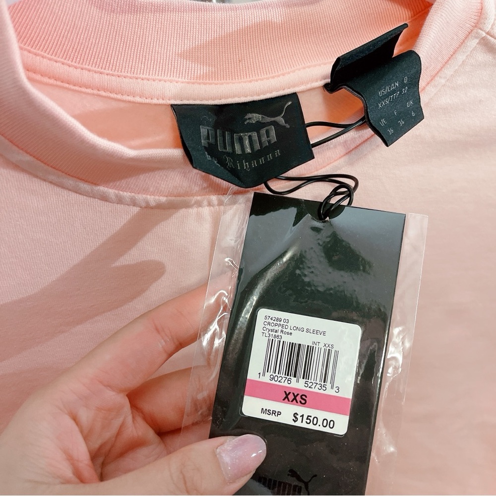 Brand New with Tag on💓 Fenty Rihanna x Puma cropped sweatshirt top - Picture 7 of 9